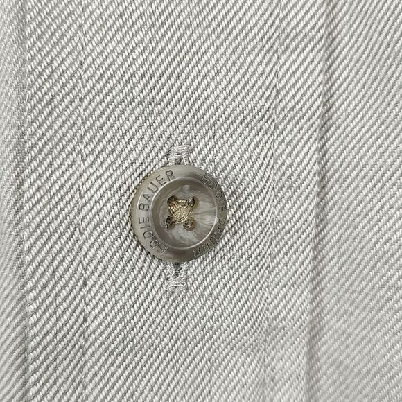 Eddie Bauer Gray Button Down Men's Shirt Size Large Tall - Picture 8 of 11